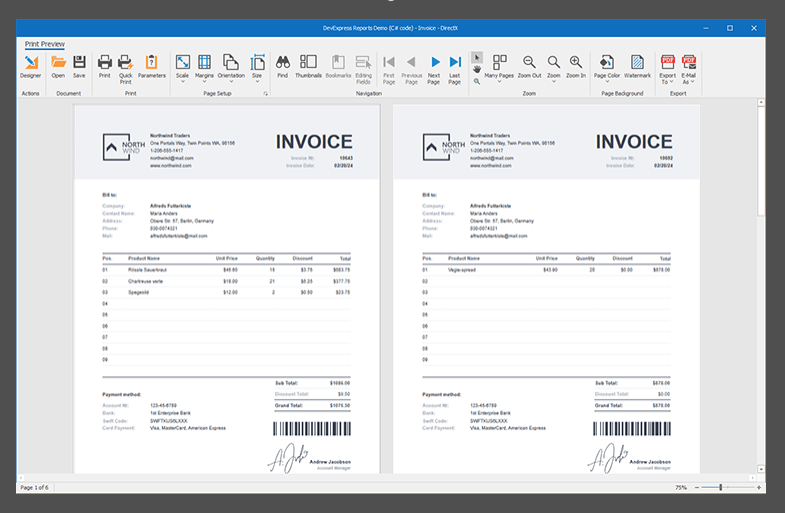 Reportes Financieros
